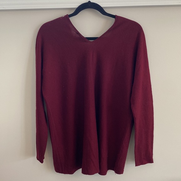 Vince Double V Wool and Cashmere Sweater - Picture 3 of 6